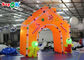 Christmas Inflatable Archway Oxford Cloth LED Light Inflatable Arch Tent Colorful Christmas Decoration For Promotion