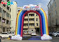 Colorful Oxford Cloth 210D Inflatable Rainbow Arch
