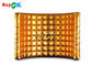 Gold Curve Led Portable Photo Booth Wall For Party Advertising Wedding