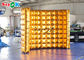 Gold Curve Led Portable Photo Booth Wall For Party Advertising Wedding