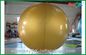 Gold Color Helium Inflatable Balloon For Outdoor Show Event 6m Height