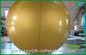 Gold Color Helium Inflatable Balloon For Outdoor Show Event 6m Height