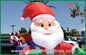 Custom Christmas Inflatable Holiday Decorations Santa Claus Oxford Cloth