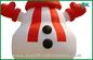 huge Christmas Snowman Inflatable Holiday Decorations Oxford Cloth