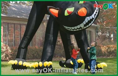 LED Lighting Inflatable Holiday Decorations Funny Inflatable Halloween Cat