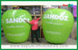 Custom Green Inflatable Products Inflatable Apple For Advertisement