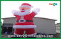 Custom Red Inflatable Christmas Santa Claus With Bread Inflatable Cartoon Character