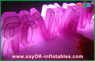 Stage Oxford Cloth Inflatable Lighting Decoration Commercial Inflatable Numbers