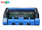 4.5x5x2.6mH Car Shape Inflatable IPS System Shooting Gallery Game Black And Blue