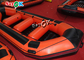 Self Draining Pvc Inflatable River Raft Boat Customized Red