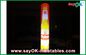 Advertising LED Inflatable Pillar , Inflatable Lighting Column Decoration With Logo Printing