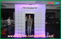 LED Photobooth inflatable White Photo Booth Lighting Tent With 210 D Oxford Color