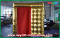 2.5m x 2.5m x 2.5m Golden Inflatable Photo Booth Photobooth For Weding