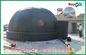 Black 7m Inflatable Planetarium , Dome Inflatable Portable Planetarium