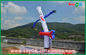 Advertising 5m Blue White Inflatable Air Dancer , Inflatable Air Dancer Cook Sky