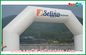 White Advertising 0.45mm PVC Inflatable Arch , Inflatable Star Finish Line Outdoor