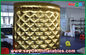 Golden LED Inflatable Photo Booth /  Strong Oxford Cloth Photobooth With LED Light