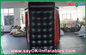 Convenience Black LED PortableInflatable Photo Booth With 2 Doors
