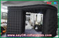 Black Big Quadrate Strong Oxford Cloth Photobooth , Large Inflatable Photo Booth