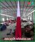 Led Lighting Dia 1.5meters Inflatable Cone Decoration For Event Red
