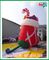 Red  Inflatable Holiday Decoration Christmas Socks Customized
