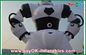 White / Black Inflatable Cartoon Characters , Oxford Cloth Inflatable Robot