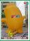 Oxford Cloth Inflatable Cartoon Characters 3M Yellow For Sport Games