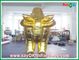 Golden Event Inflatable Bull 0.5mm PVC Tarpaulin 4M - 8M Height ROHS