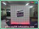 One Door Inflatable Photobooth 210D Oxford Cloth With Led Lights Versatile