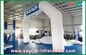 Italy Blue / White Inflatable Arch 6mL x 4mH With Oxford Cloth And PVC Coating