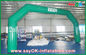 Green Inflatable Finish Arch Customized Logo Printing 0.4mm PVC