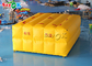 Square Inflatable Lifesaving Pad Yellow Water Lifesaving Equipment
