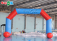Red Blue PVC Tarp Inflatable Entrance Arch For Event Advertising