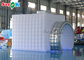 Foldable LED Promotion Inflatable Photo Booth With Air Blower White Color
