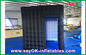2.4m Black Inflatable Photo Booth , LED Light Inflatable Picture Booth