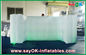 3m Fence White Inflatable LED Wall Inflatable Lighting Decoration Oxford Cloth