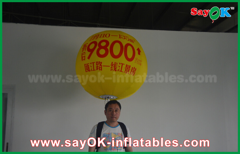 1.5m Inflatable Led Backpack Balloon Advertising Balloon With Print ...