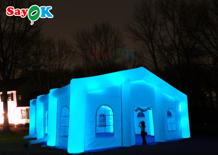 Inflatable House Tent LED Color Cube Inflatable Wedding Tent Blow Up ...