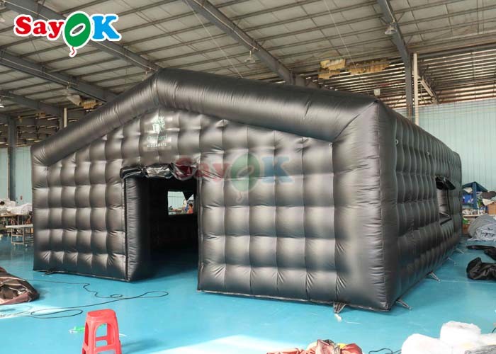 Giant Inflatable Cell 32.8FT Giant Inflatable Air Tent Black Portable Disco Mobile Night Club ...