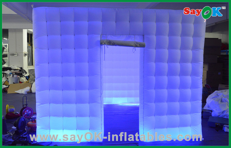 Led Inflatable Booth Kids Photo Booth Inflatable Silver Wedding LED Inflatable Photo Booth ...
