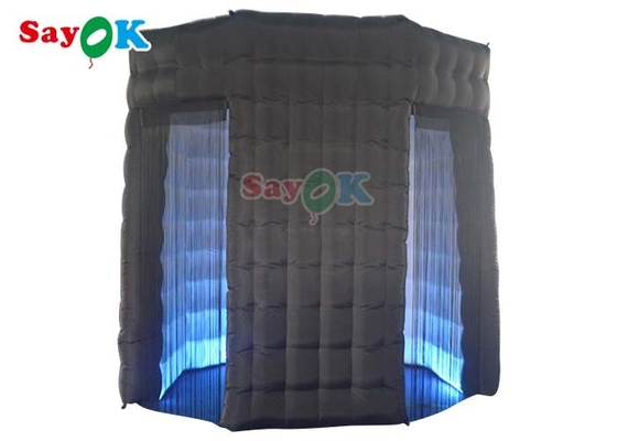Anti - Ruptured LED Light Inflatable Photo Booth Enclosure Tent For Wedding