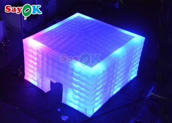 Commercial White Nightclub Party Inflatable Air Tent Large Inflatable Nightclub For Outdoor Events