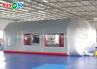 Inflatable Car Tent Mobile Inflatable Paint Spray Booth With Sponge Filter For Car Maintenance
