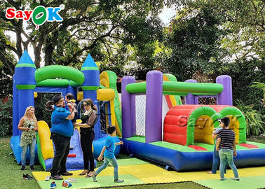 Durable Big Folding Inflatable Camo Bouncer For Amusement Park SGS CE