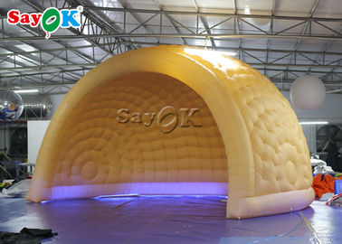 Dome Inflatable Tent ROHS Amusement Parks 6m LED Inflatable Air Dome Tent
