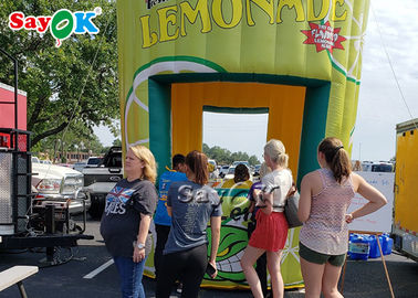 Inflatable Yard Tent Mobile Inflatable Advertising Lemonade Standing Booth Drink Bar Promotion