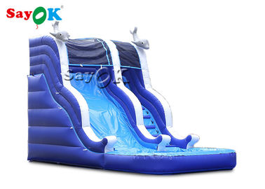 7x4x5mH Outdoor Kid Inflatable Climbing Water Slide For Entertainment