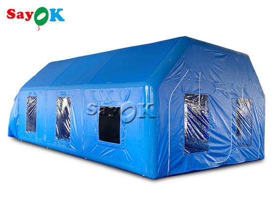 Mobile Oxford Inflatable Paint Spray Booth With Logo Printing Inflatable Work Tent