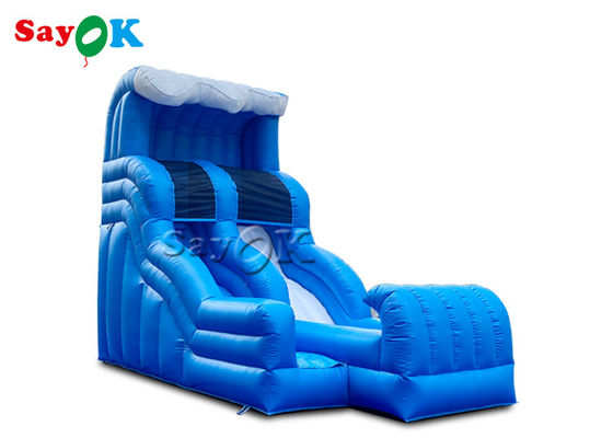 Outdoor PVC Tarpaulin Inflatable Pool Slide For Water Park