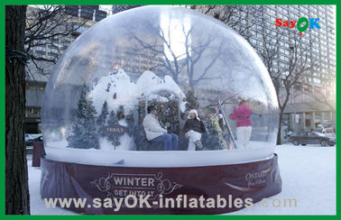 Christmas Themed Outdoor Inflatable Party Transparent Tent Bubble Inflatable House Tent